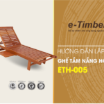 Hướng dẫn lắp ráp Ghế tắm nắng hồ bơi